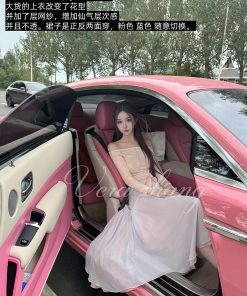 Soft Mist Off-Shoulder Long Sleeve Half-Skirt Dress - Designer Style Knitted T-Shirt for Socialite Looks - Y2K Fashion