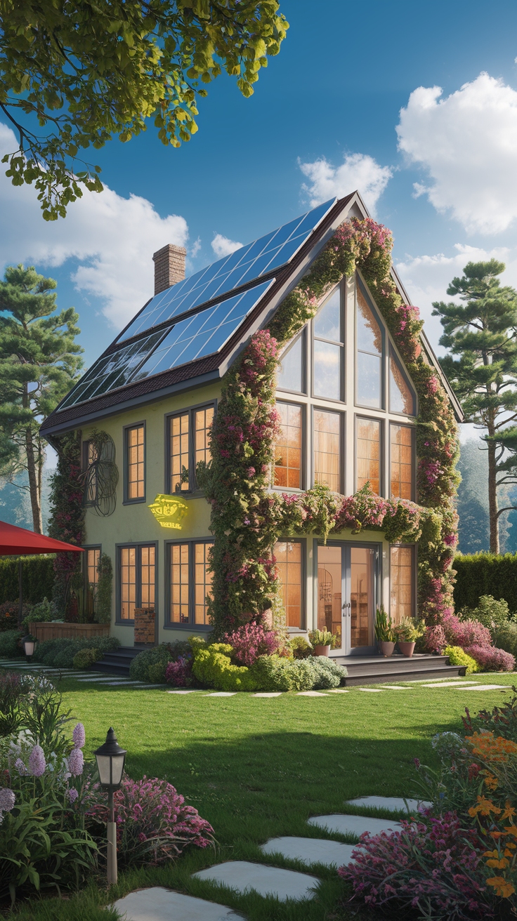 Solarpunk House Concept Art: Design Inspiration outfit idea
