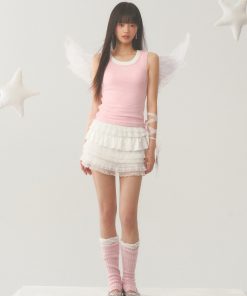 Solid White Sleeveless Tank Top for Women - Stylish 2025 Model for Effortless Weekend Looks