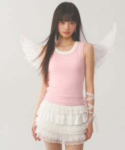 Solid White Sleeveless Tank Top for Women - Stylish 2025 Model for Effortless Weekend Looks