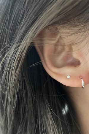 Spiral Hoop Earrings for Ear Piercings and Cartilage, Stylish High-End Design, Versatile 2025 Trend