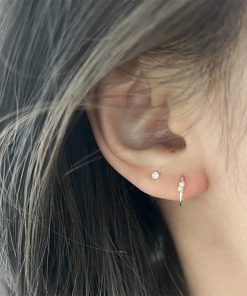 Spiral Hoop Earrings for Ear Piercings and Cartilage, Stylish High-End Design, Versatile 2025 Trend