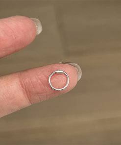 Spiral Hoop Earrings for Ear Piercings and Cartilage, Stylish High-End Design, Versatile 2025 Trend