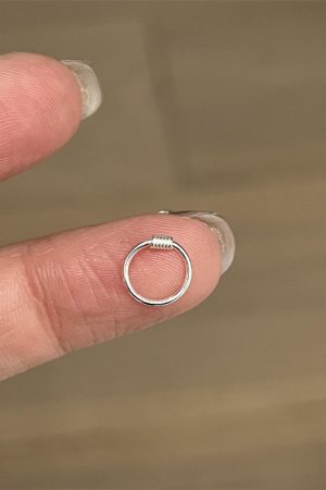 Spiral Hoop Earrings for Ear Piercings and Cartilage, Stylish High-End Design, Versatile 2025 Trend