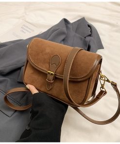 Spring & Summer Matte Texture Crossbody Bag - Versatile Small Square Shoulder Bag in Korean Style, Niche Design for Commuters