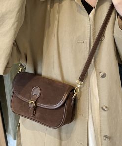 Spring & Summer Matte Texture Crossbody Bag - Versatile Small Square Shoulder Bag in Korean Style, Niche Design for Commuters