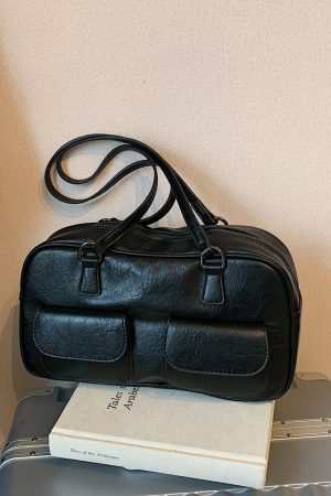 Spring Summer Retro Shoulder Bag, Versatile Handheld Boston Bag, French Underarm Bag for Women, Chic 2025 Fashion Accessory