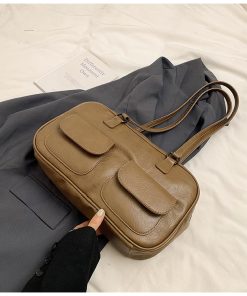 Spring Summer Retro Shoulder Bag, Versatile Handheld Boston Bag, French Underarm Bag for Women, Chic 2025 Fashion Accessory