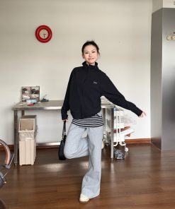 Stand-Up Collar Loose Fit Raglan Sleeve Sun Protection Jacket - UPF50+ Summer Long Sleeve Lightweight Outerwear