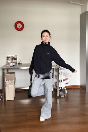 Stand-Up Collar Loose Fit Raglan Sleeve Sun Protection Jacket - UPF50+ Summer Long Sleeve Lightweight Outerwear