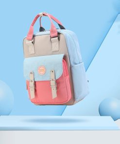 Streetwear Y2k Fashion Women, Y2k Retro Outfits - Multicolor Pastel School Backpack