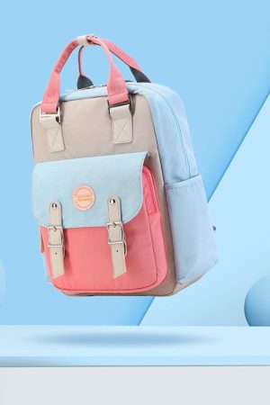 Streetwear Y2k Fashion Women, Y2k Retro Outfits - Multicolor Pastel School Backpack