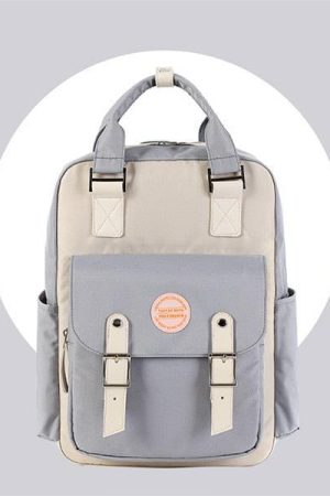 Streetwear Y2k Fashion Women, Y2k Retro Outfits - Multicolor Pastel School Backpack