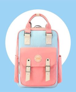 Streetwear Y2k Fashion Women, Y2k Retro Outfits - Multicolor Pastel School Backpack