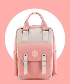 Streetwear Y2k Fashion Women, Y2k Retro Outfits - Multicolor Pastel School Backpack