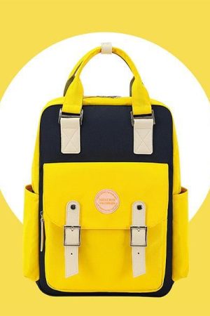 Streetwear Y2k Fashion Women, Y2k Retro Outfits - Multicolor Pastel School Backpack