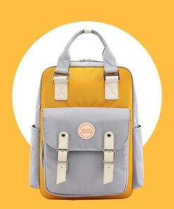 Streetwear Y2k Fashion Women, Y2k Retro Outfits - Multicolor Pastel School Backpack