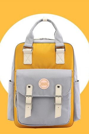Streetwear Y2k Fashion Women, Y2k Retro Outfits - Multicolor Pastel School Backpack
