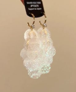 Stunning Fine Glitter Shell Tassel Drop Earrings - Elegant High-End Vacation Style, Unique Exaggerated Accessories
