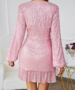 Style Outfits Girl, Trans Girl Outfits - Pink Sequin Dress