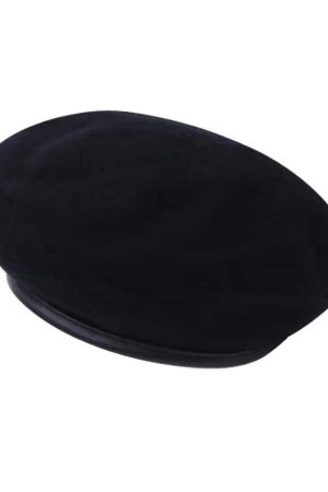 Stylish Korean Wool Painter's Hat - Trendy High-Quality Fashion Accessory for 90s and Y2K Inspired Looks