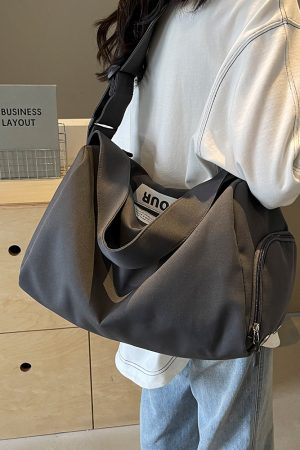 Stylish Retro Shoulder Bag - Versatile Large Capacity Tote for Women, Casual Underarm Design, Perfect for Spring/Summer 2025
