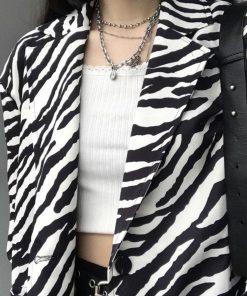 Stylish Winter Outfits, Autumn Capsule Wardrobe 2027 - Zebra Print Long Blazer