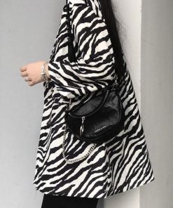 Stylish Winter Outfits, Autumn Capsule Wardrobe 2027 - Zebra Print Long Blazer