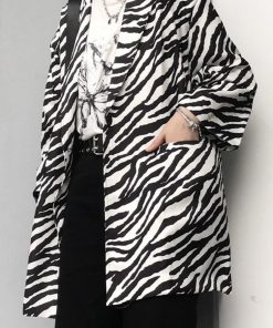 Stylish Winter Outfits, Autumn Capsule Wardrobe 2027 - Zebra Print Long Blazer