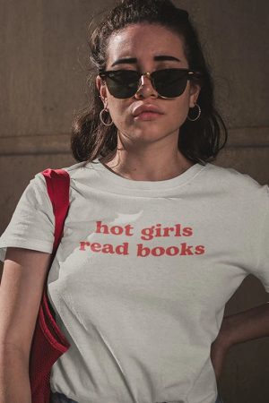 Sugar Free Outfits, Intj Outfit Women - Hot Girls Read Books Tee