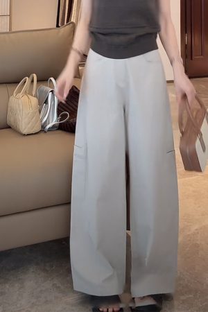 Summer 2025 Simple Casual Slim Straight Wide-Leg Shorts for Women - Trendy Fashion Essential for Effortless Style