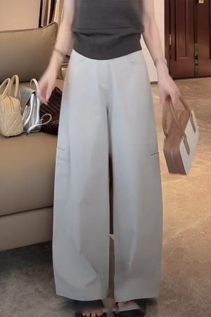 Summer 2025 Simple Casual Slim Straight Wide-Leg Shorts for Women - Trendy Fashion Essential for Effortless Style