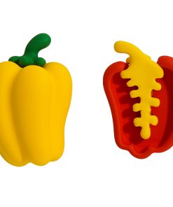 Summer Asymmetrical Ear Studs in Candy-Colored Green Pepper - Unique Women's Earrings for a Trendy Look