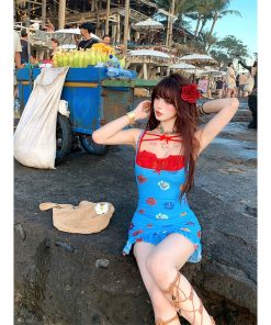 Summer Beach Vacation Sleeveless Bodycon Dress for Women - Waist-Cinching Slim Fit Short Skirt