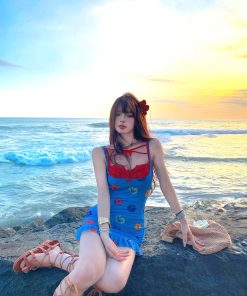 Summer Beach Vacation Sleeveless Bodycon Dress for Women - Waist-Cinching Slim Fit Short Skirt