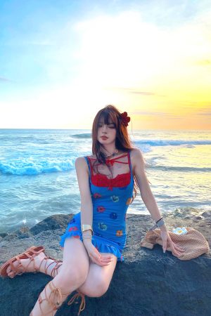 Summer Beach Vacation Sleeveless Bodycon Dress for Women - Waist-Cinching Slim Fit Short Skirt