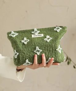Summer Clothes For Girls, Girl Fashion Outfits - Tasseled Star Embroidered Makeup Bag