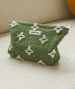 Summer Clothes For Girls, Girl Fashion Outfits - Tasseled Star Embroidered Makeup Bag