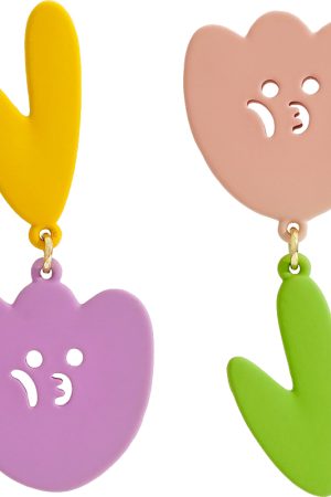 Summer Flower Petal Earrings, Cute Quirky Design, Unique 2025 Style, Personalized Jewelry for Women