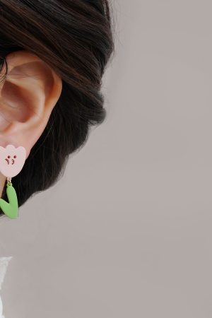 Summer Flower Petal Earrings, Cute Quirky Design, Unique 2025 Style, Personalized Jewelry for Women