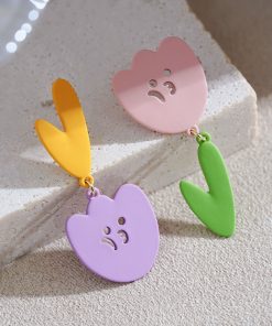 Summer Flower Petal Earrings, Cute Quirky Design, Unique 2025 Style, Personalized Jewelry for Women