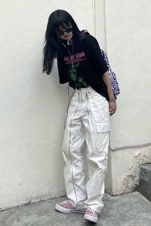 Summer Loose Short Sleeve Anime Print T-Shirt - Japanese & Korean Trendy Streetwear, Unisex Slim Fit, Casual BF Style