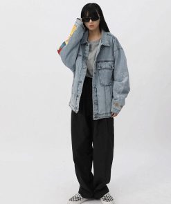 Summer Outfit Coquette, Girl Styles Outfit - Vincent Van Gogh Denim Jacket