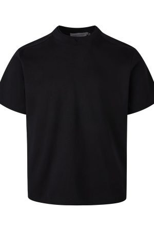 Summer Slim Fit Double-Layer Collar Solid Color Short Sleeve T-Shirt - Versatile Basic Tee for Effortless Style
