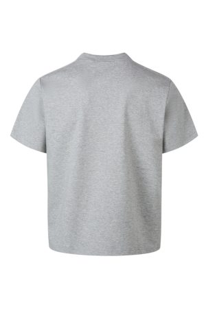Summer Slim Fit Double-Layer Collar Solid Color Short Sleeve T-Shirt - Versatile Basic Tee for Effortless Style