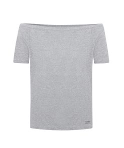 Summer Slim Fit One-Shoulder Short Sleeve T-Shirt for Women - Casual Off-Shoulder Loose Top, Perfect for Y2K and Korean Style Fashion