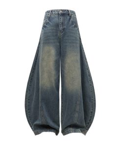 Summer Thin Baggy Jeans for Women - 2025 American Vintage Style Machete Pants