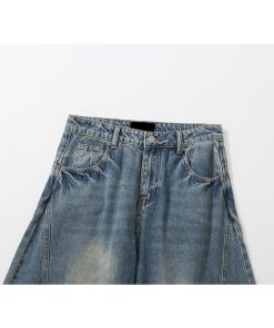 Summer Thin Baggy Jeans for Women - 2025 American Vintage Style Machete Pants