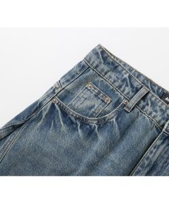 Summer Thin Baggy Jeans for Women - 2025 American Vintage Style Machete Pants