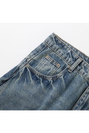 Summer Thin Baggy Jeans for Women - 2025 American Vintage Style Machete Pants